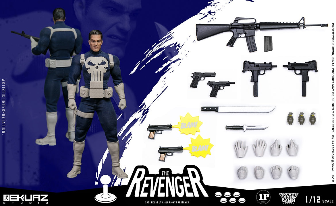 Ekuaz 1/12 EKS06 THE REVENGER Punisher Video game Ver.
