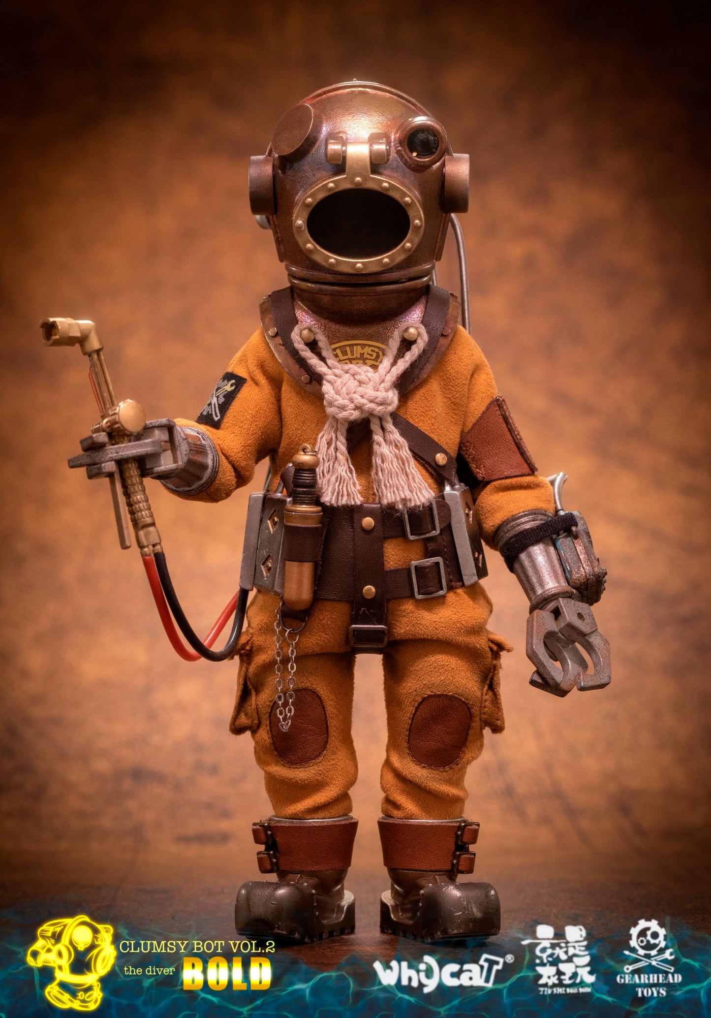 Gearhead - Clumsy Bot series - The Diver Bold action figure 1/12