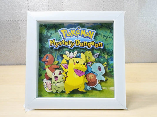 3D Anime Diorama Frame: Pokemon Mystery Dungeon Rescue - 20x20cm with Music