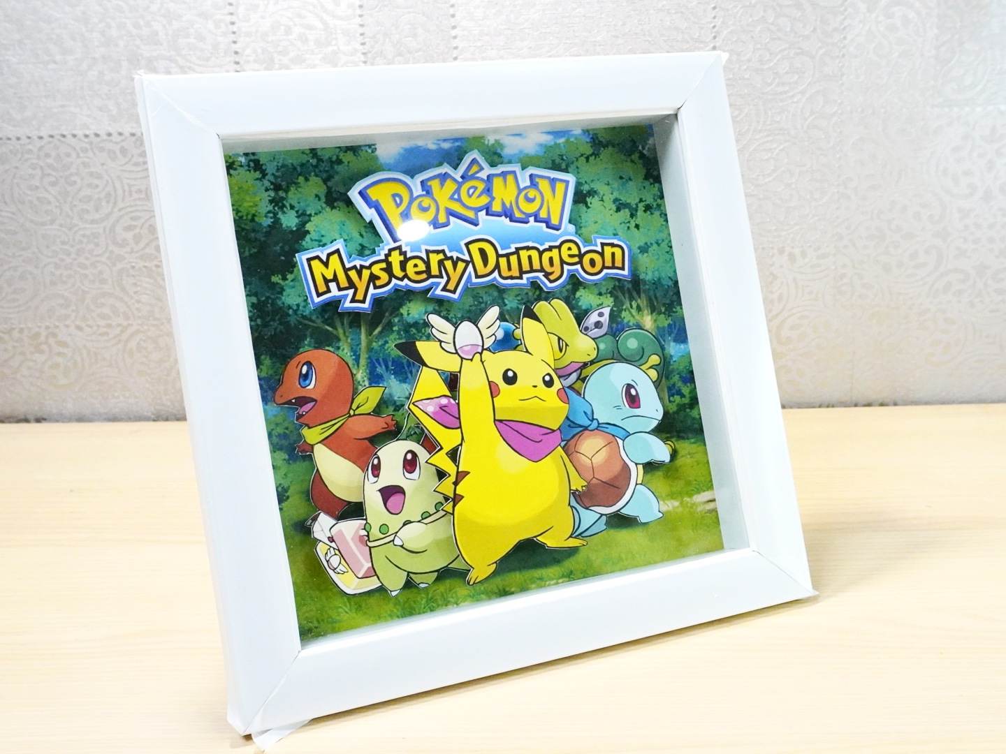 3D Anime Diorama Frame: Pokemon Mystery Dungeon Rescue - 20x20cm with Music