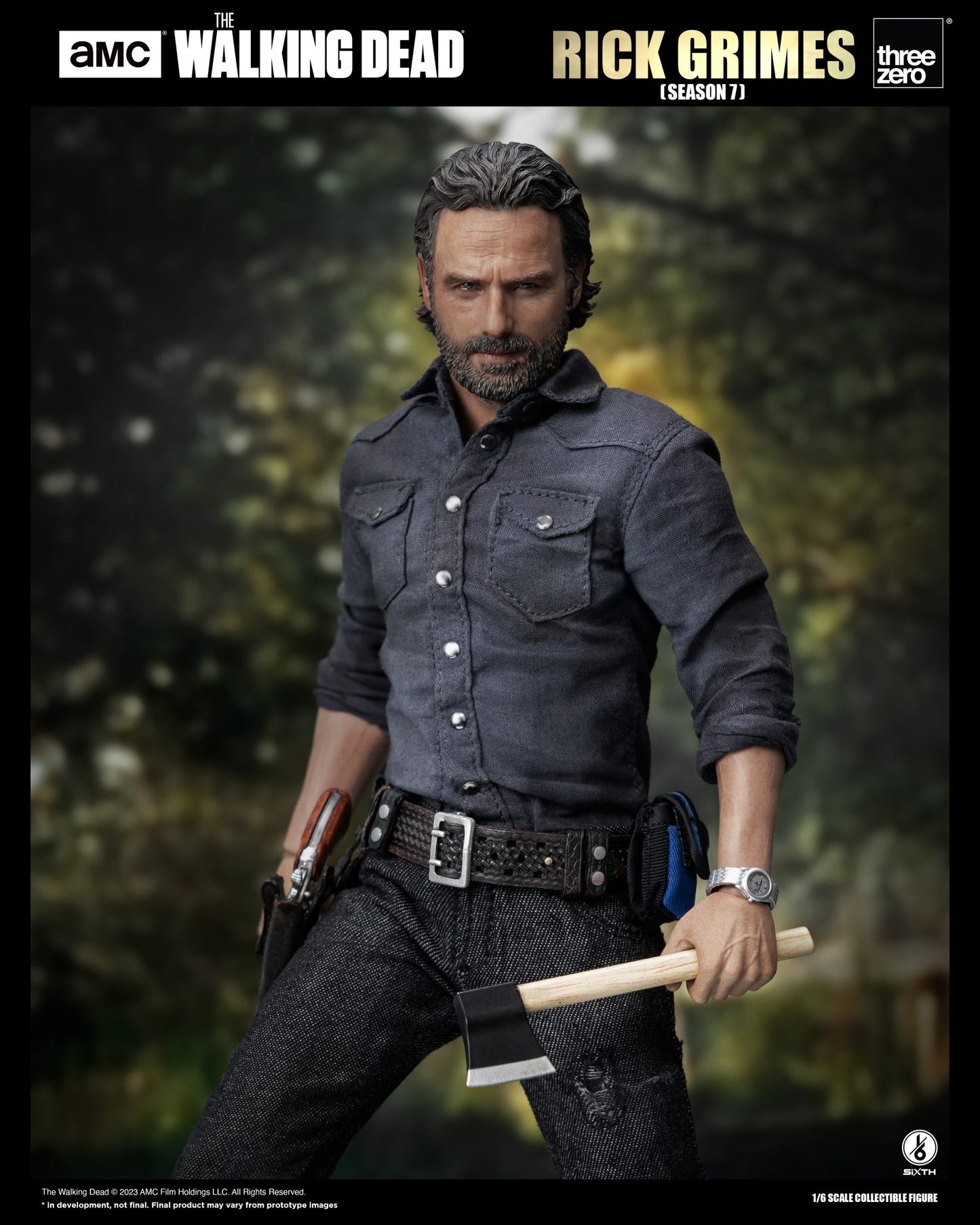 Threezero The Walking Dead 1/6 Rick Grimes (Season 7) action figure