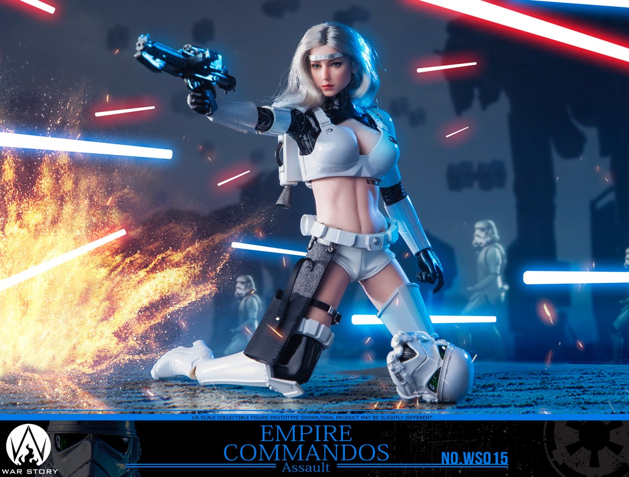 PART 1/6] Blaster Rifle E11 War Story Stormtrooper WS015 figure