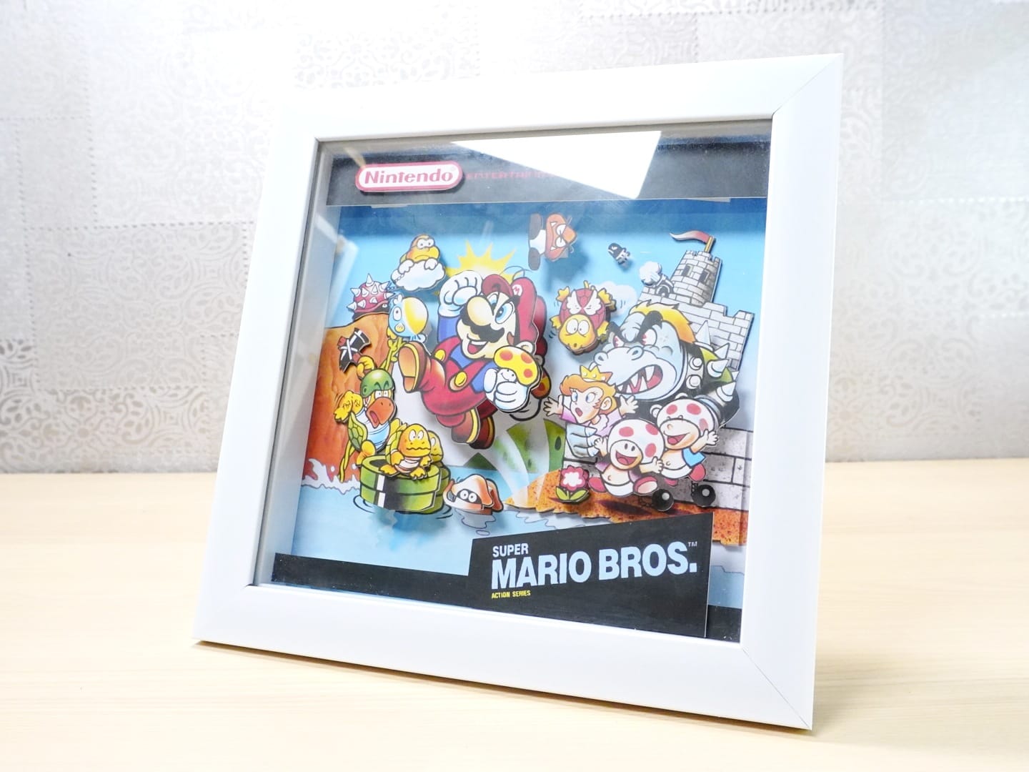 3D Retro Games Diorama Frame: Super Mario Bros Nintendo Cover - 20x20c –  Tamtamtoys